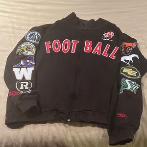 CFL zip up sweater purchased at the 103rd Grey Cup game.